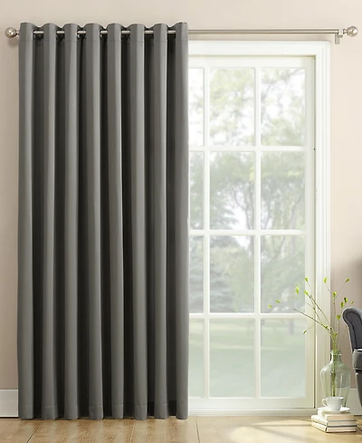 Grant Room Darkening Grommet Sliding Patio Door Curtain Panel