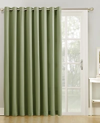 Sun Zero Grant Room Darkening Grommet Sliding Patio Door Curtain Panel
