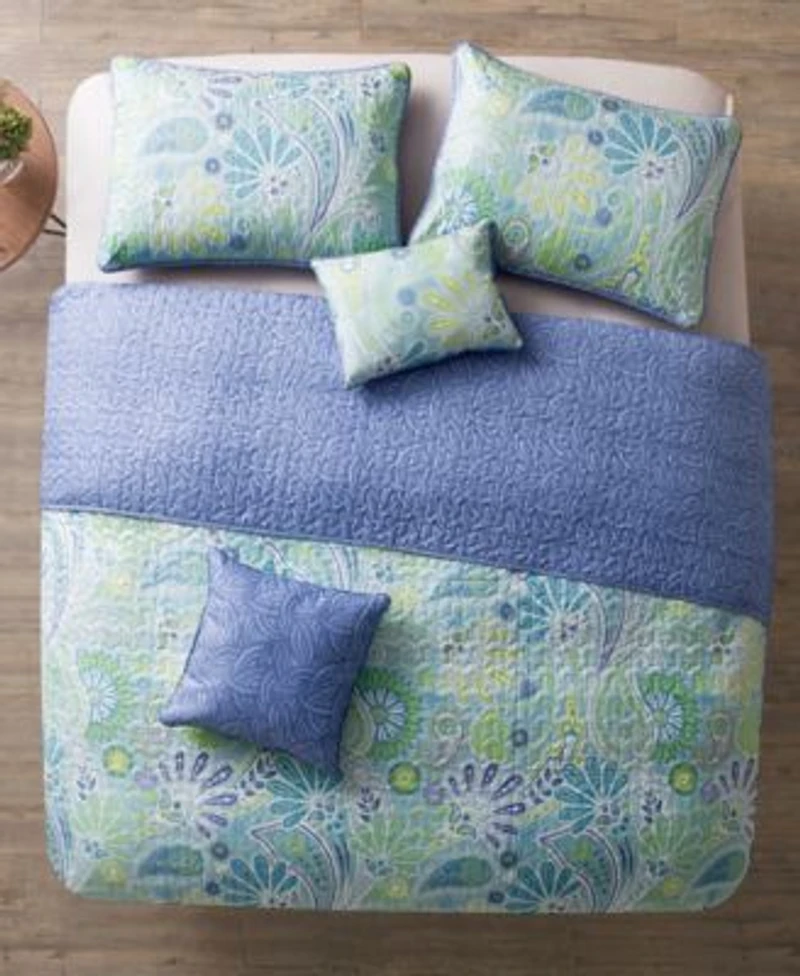 Vcny Home Harmony Reversible 5 Pc. Quilt Sets