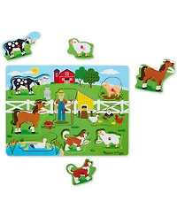 Melissa & Doug Old MacDonald's Farm Sound Puzzle
