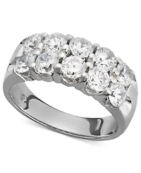 Two-Row Certified Diamond Band Ring in 14k White Gold (2 ct. t.w.)