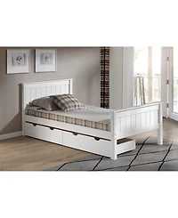 Alaterre Furniture Harmony Twin Bed with Storage Drawers
