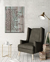 Ready2HangArt 'Courage' Canvas Wall Decor