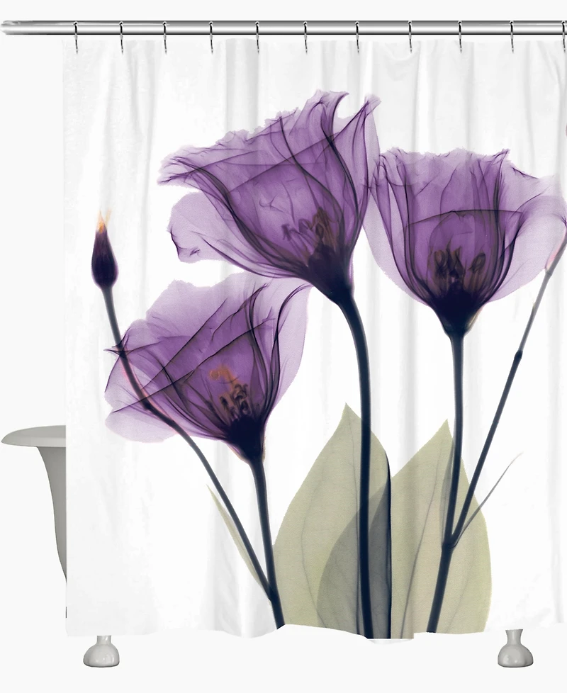 Laural Home Gentian Hope Shower Curtain, 71" x 72"