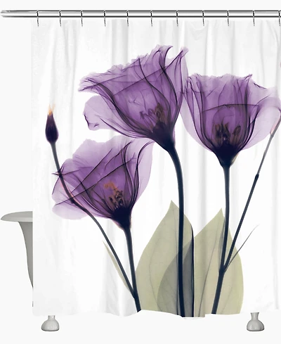 Laural Home Gentian Hope Shower Curtain, 71" x 72"