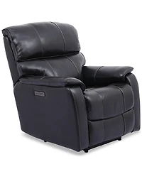 Hatherleigh 34" Leather Dual Power Recliner with Usb Outlet