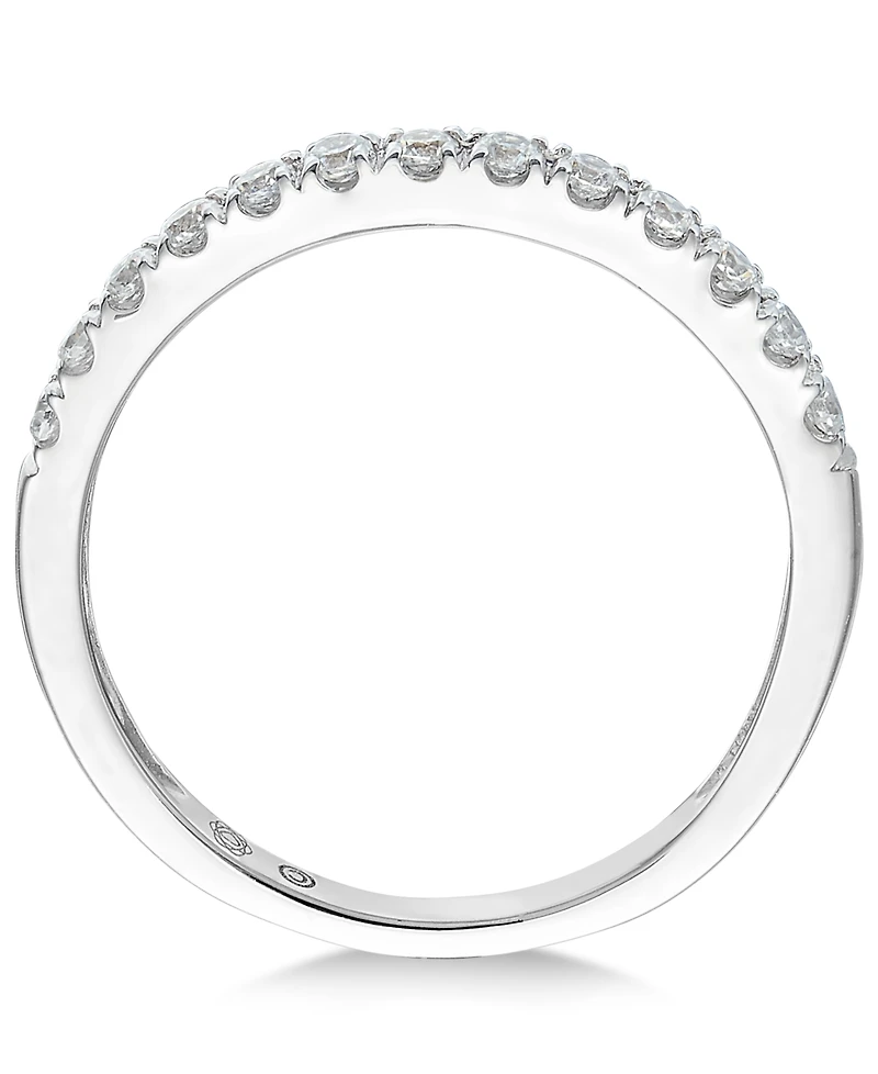 Macy's Diamond Princess Halo Bridal Set Ring (1-1/2 ct. t.w.) in 14k White Gold