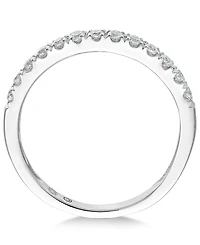 Macy's Diamond Princess Halo Bridal Set Ring (1-1/2 ct. t.w.) in 14k White Gold