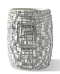 Cassadecor Cestino Embossed Porcelain Wastebasket