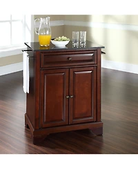 Lafayette Solid Granite Top Portable Kitchen Island
