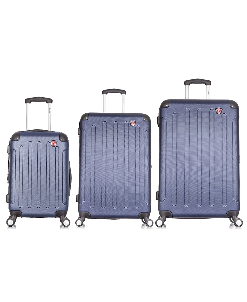 Dukap Intely 3-Pc. Hardside Tech Luggage Set