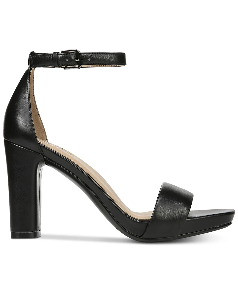 Naturalizer Joy Square Toe Ankle Strap Dress Sandals