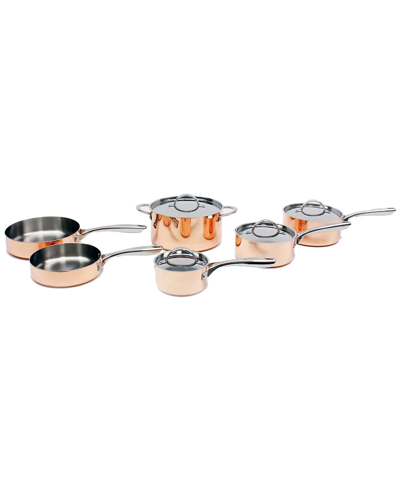 Berghoff Vintage Collection 10 Piece Polished Copper Cookware Set
