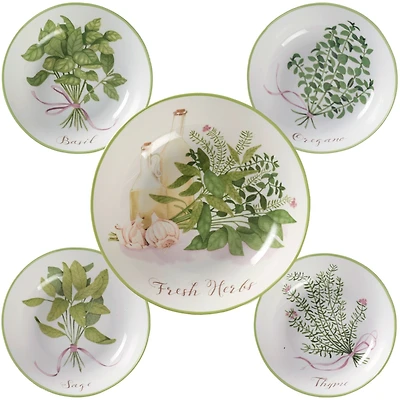 Certified International Fresh Herbs 5-Pc. Pasta Sets