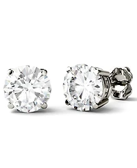 Moissanite Stud Earrings (3 ct. t.w. Diamond Equivalent) in 14k White or Yellow Gold