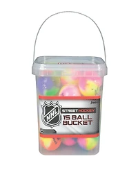 Franklin Sports Nhl Extreme Color Street Hockey Ball Bucket