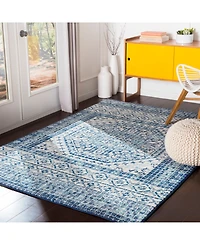 Livabliss Harput Hap-1081 Dark Blue 5'3" x 7'3" Area Rug