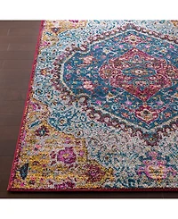 Closeout! Livabliss Anika Ani-1015 Aqua 5'3" x 7'3" Area Rug