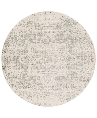 Livabliss Harput Hap-1024 Gray 5'3" Round Area Rug