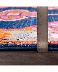 Livabliss Harput Hap-1037 Dark Blue 2'7" x 7'3" Runner Area Rug
