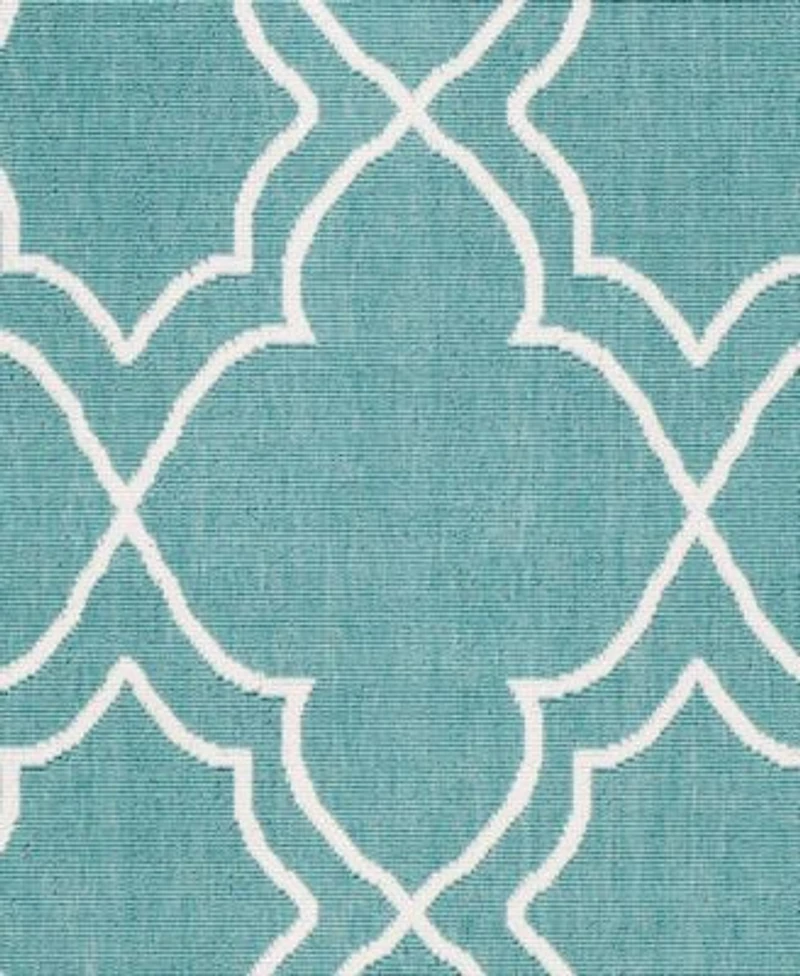 Livabliss Alfresco Alf 9653 Teal Area Rug Collection