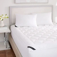 J Queen New York Royalty Allergen Barrier 233 Thread Count Cotton Top Mattress Pads