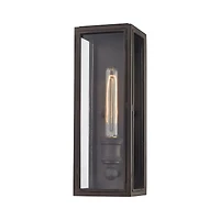 Chasebrook 1 Light Wall Sconce in Clay Iron