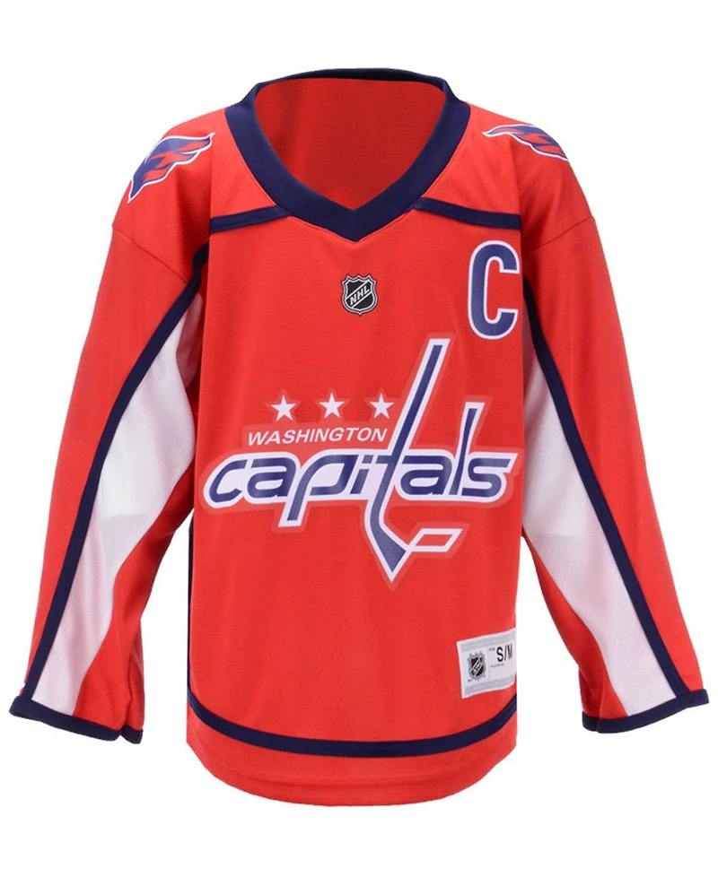Outerstuff Big Boys and Girls Washington Capitals Home Replica Player Jersey - Alexander Ovechkin