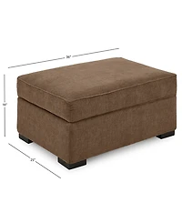 Radley 36" Fabric Chair Bed Storage Ottoman, Created for Macy's