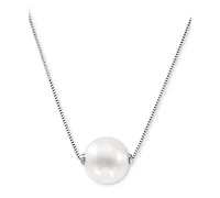 Honora Cultured Freshwater Pearl (8-1/2mm) 18" Pendant Necklace 14k Gold (Also Pink Pearl)
