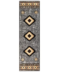 Livabliss Rugs Paramount Par-1094 Charcoal 2'2" x 7'6" Runner Area Rug