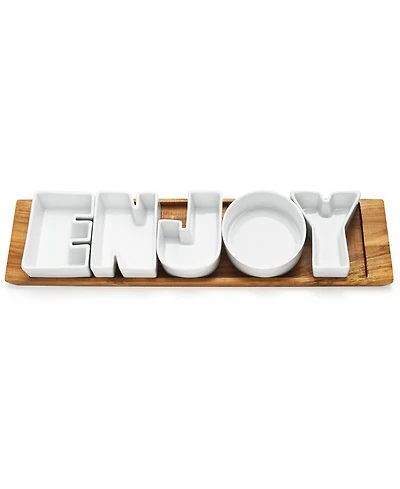 The Cellar Words Enjoy Serving Set, Created for Macy's