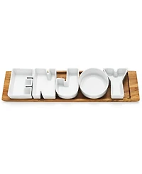 The Cellar Words Enjoy Serving Set, Created for Macy's