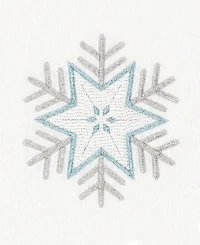 Linum Home Christmas Crystal 100% Turkish Cotton Hand Towel