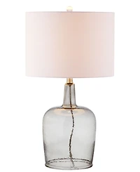 Jonathan Y Augustine Glass Led Table Lamp