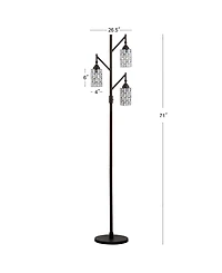 Jonathan Y Lewis Tiffany-Multi-Light Led Floor Lamp