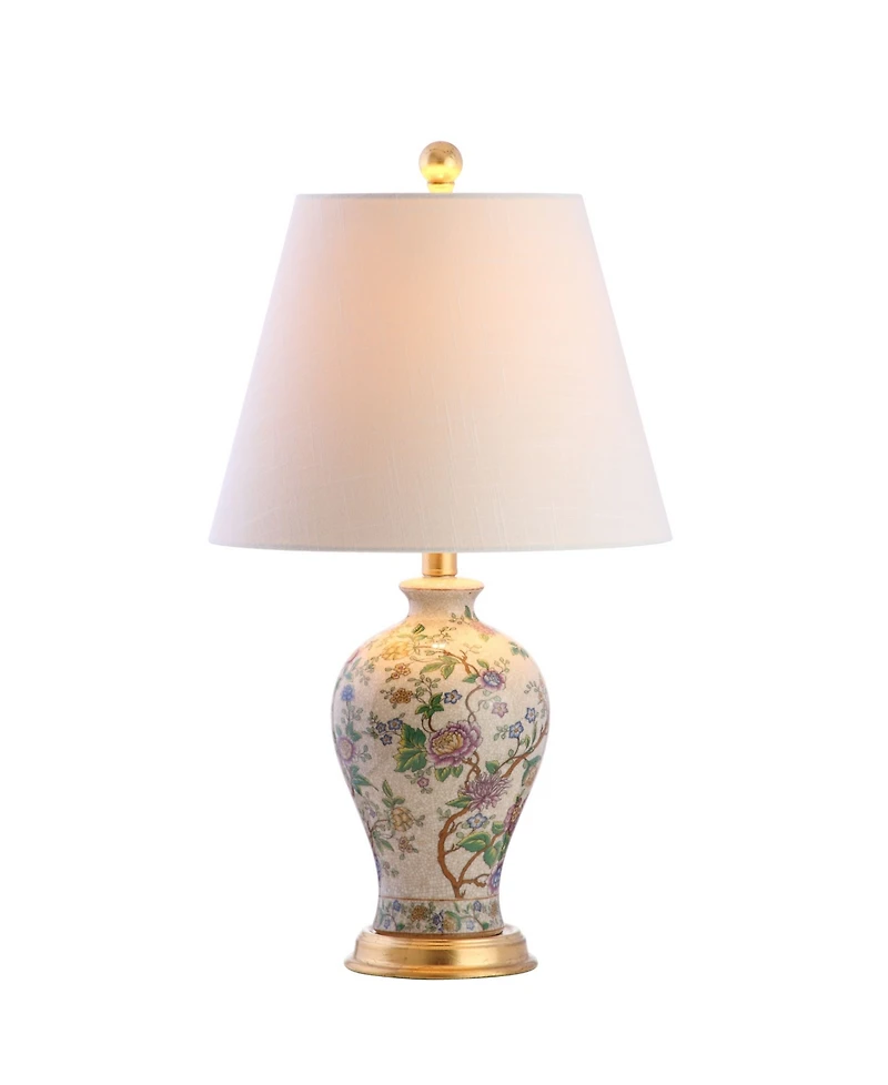 Jonathan Y Grace Floral Led Table Lamp