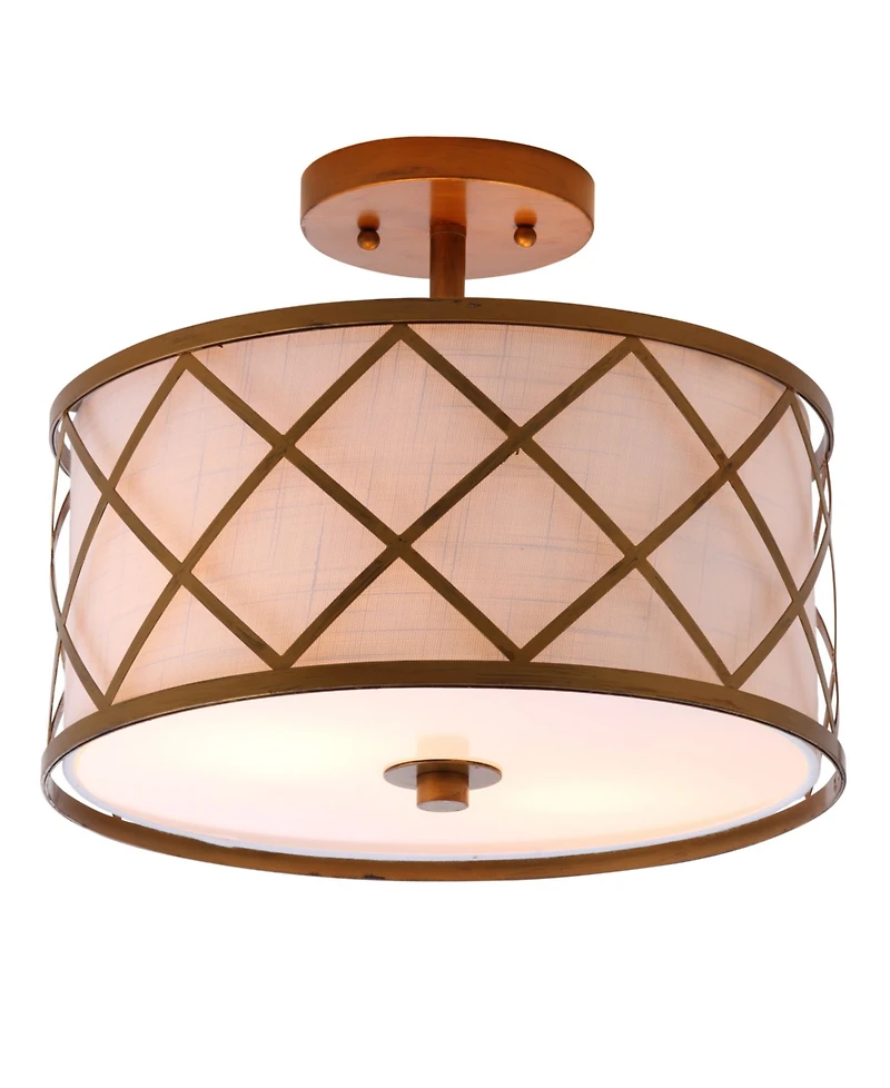 Jonathan Y Elizabeth Metal Led Flush Mount
