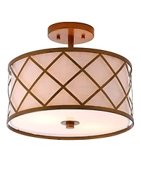 Jonathan Y Elizabeth Metal Led Flush Mount