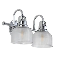 Jonathan Y Virginia 2-Light Metal, Glass Led Vanity Light