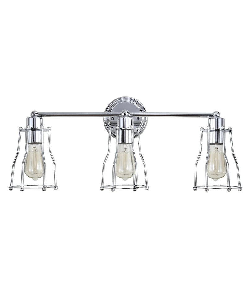 Jonathan Y Evelyn 3-Light Metal Vanity Light