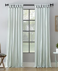 Washed Cotton Twist Tab Curtain