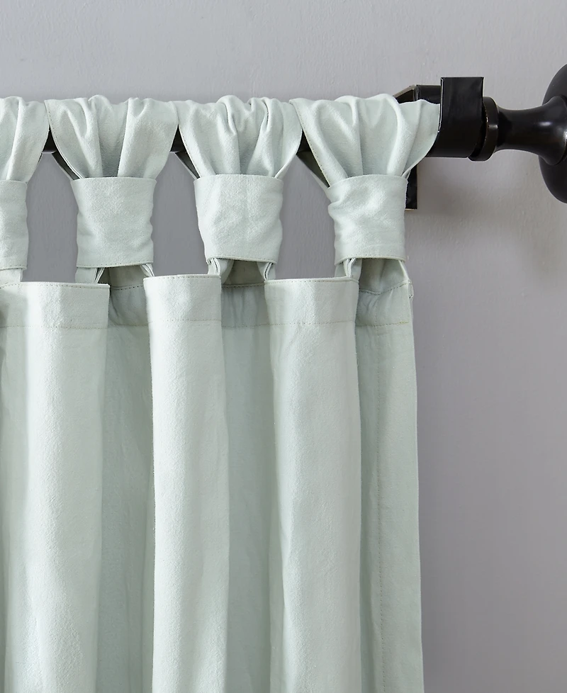 Washed Cotton Twist Tab Curtain