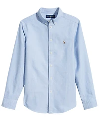 Polo Ralph Lauren Big Boys Embroidered Pony Logo Cotton Oxford Shirt