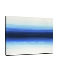 Ready2HangArt 'Deepest' Blue Abstract Canvas Wall Art, 30x40"
