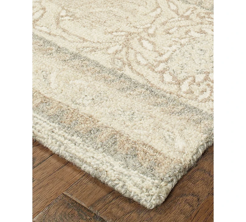 Oriental Weavers Craft 93002 Ash/Sand 2'6" x 8' Runner Area Rug