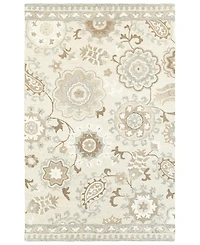 Oriental Weavers Craft 93005 Ivory/Gray 3'6" x 5'6" Area Rug