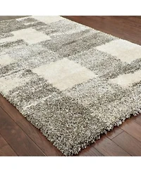 Oriental Weavers Henderson Shag 5502h Ivory Gray Rug