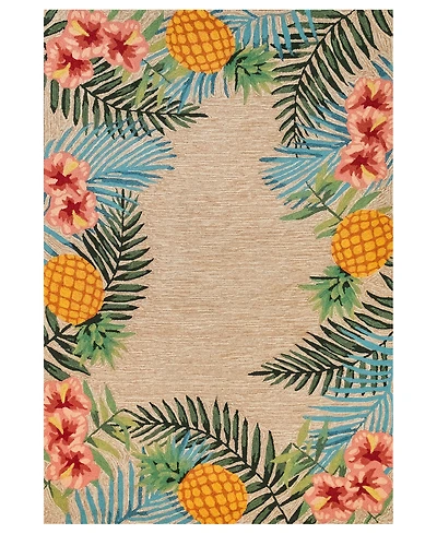 Liora Manne' Ravella 2280 Tropical Neutral 2' x 3' Indoor/Outdoor Area Rug