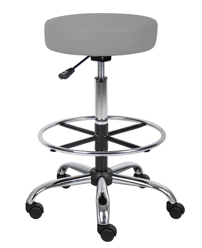Boss Office Products Antimicrobial Drafting Stool